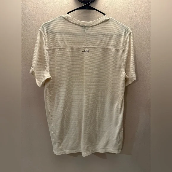 Allbirds Cream Short Sleeve Men's Tee - Picture 3 of 3